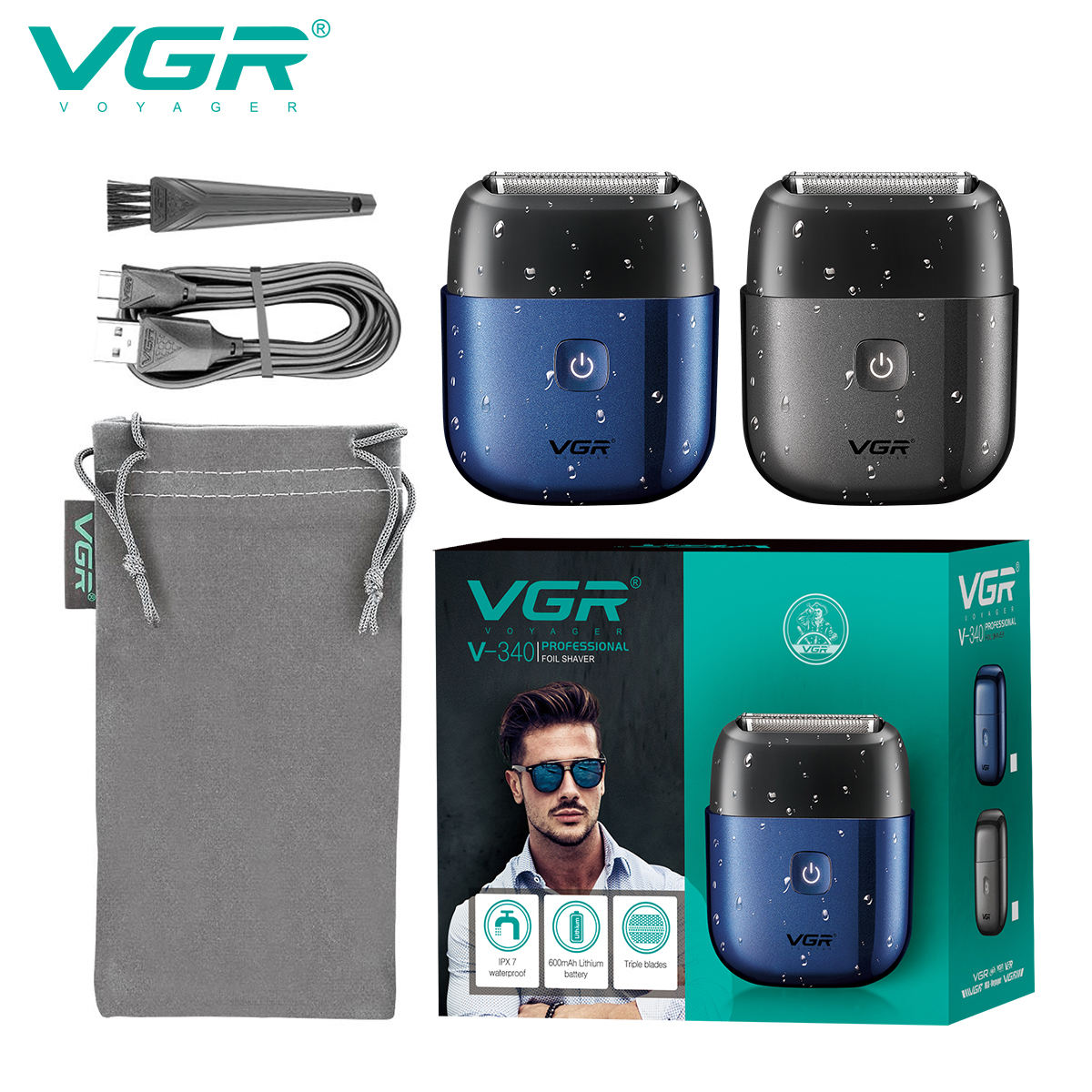 Body Trimmer - Golenarka VGR 340 profesjonalna elektryczna maszynka