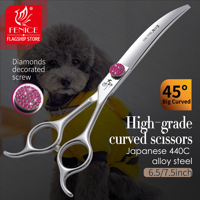 Nożyczki Fenice Pink Diamond S – Grooming Scissors recenzja i cena
