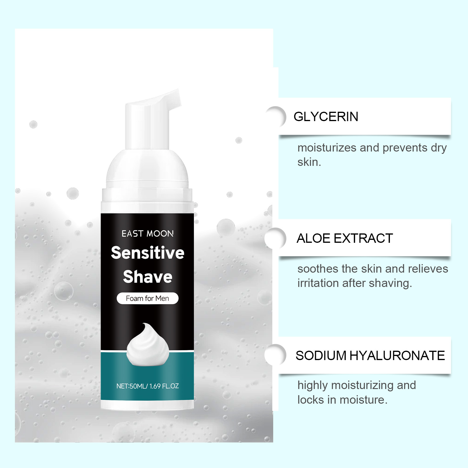 50ml Mus do golenia z aloesem  – Shaving Cream recenzja i cena