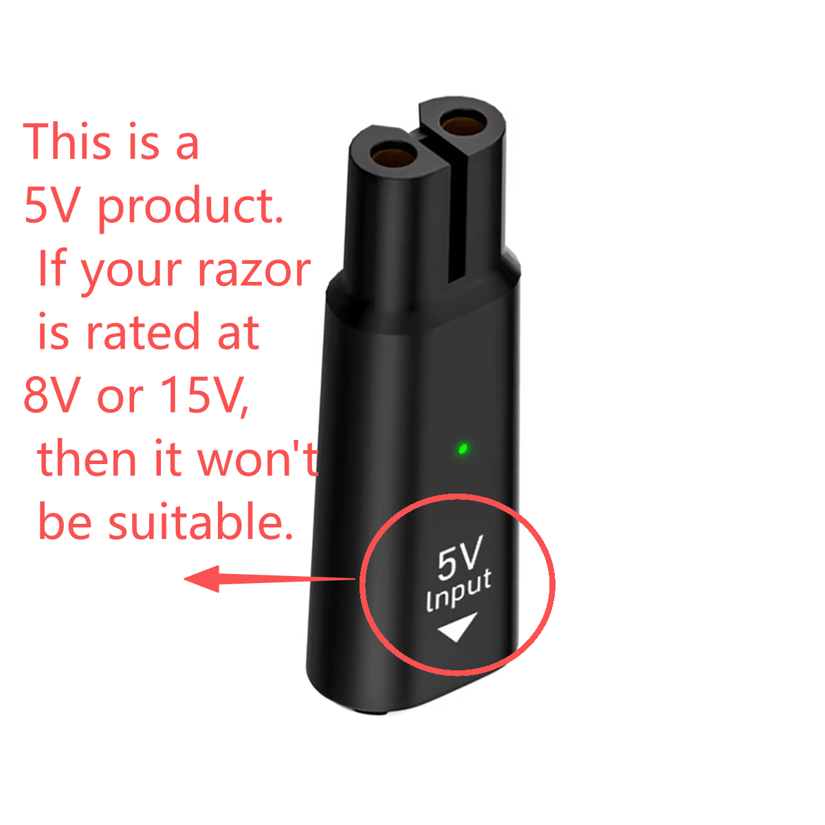 Adapter USB typu C 5V 15V do ł – Electric Razor recenzja i cena